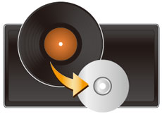 レコードからCD-R/-RWへダイレクト録音!