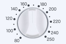 80℃~250℃まで自由な温度設定が可能