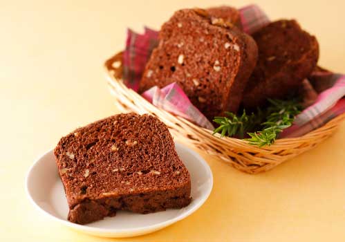 料理（ココアとくるみの糖質オフパン）