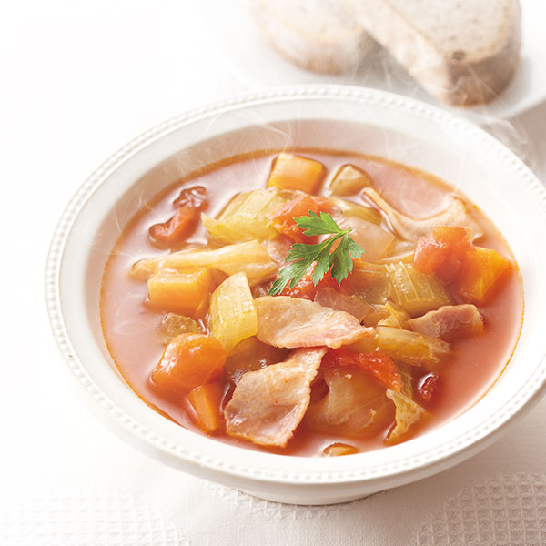 キャベツたっぷりミネストローネ