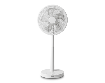 DC 音声操作 サーキュレーター扇風機 シロカのポチタマ扇
