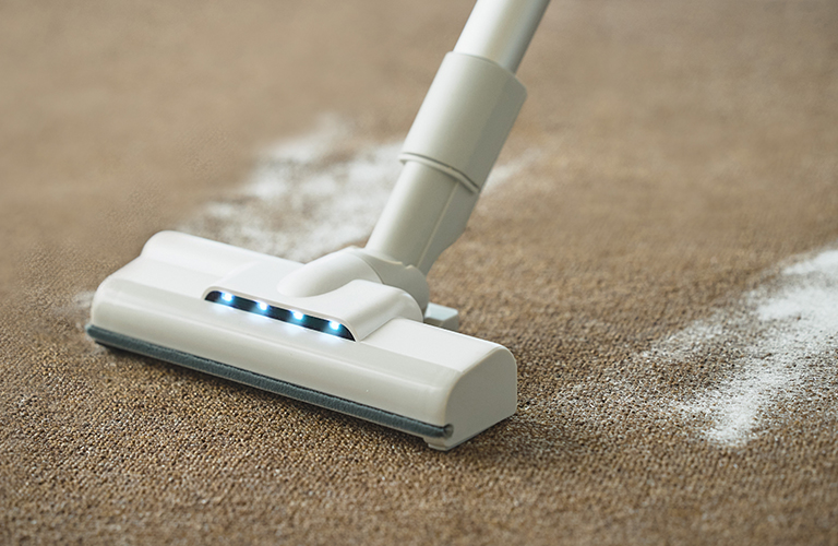 カーペットのお掃除に