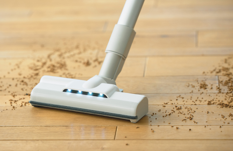 フローリングのお掃除に