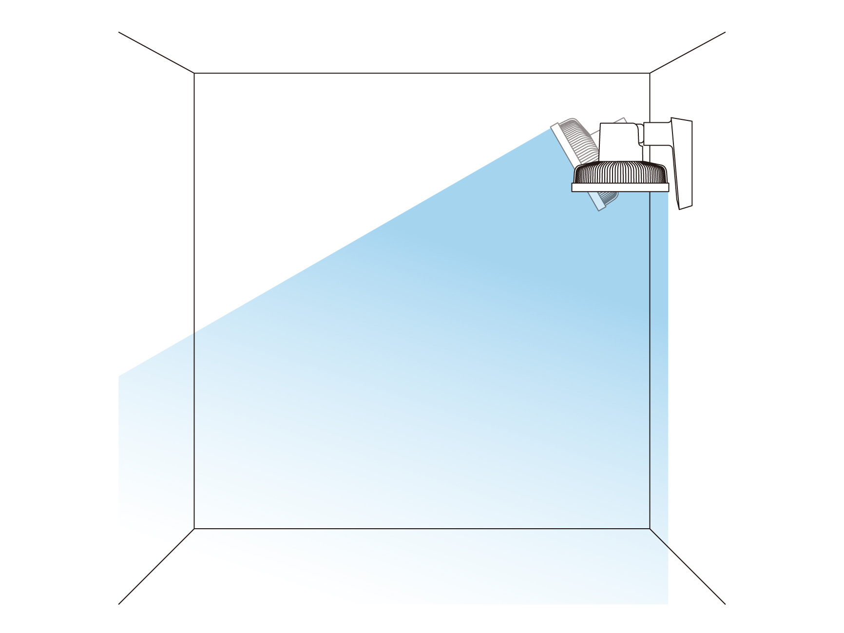シロカの壁掛け扇風機