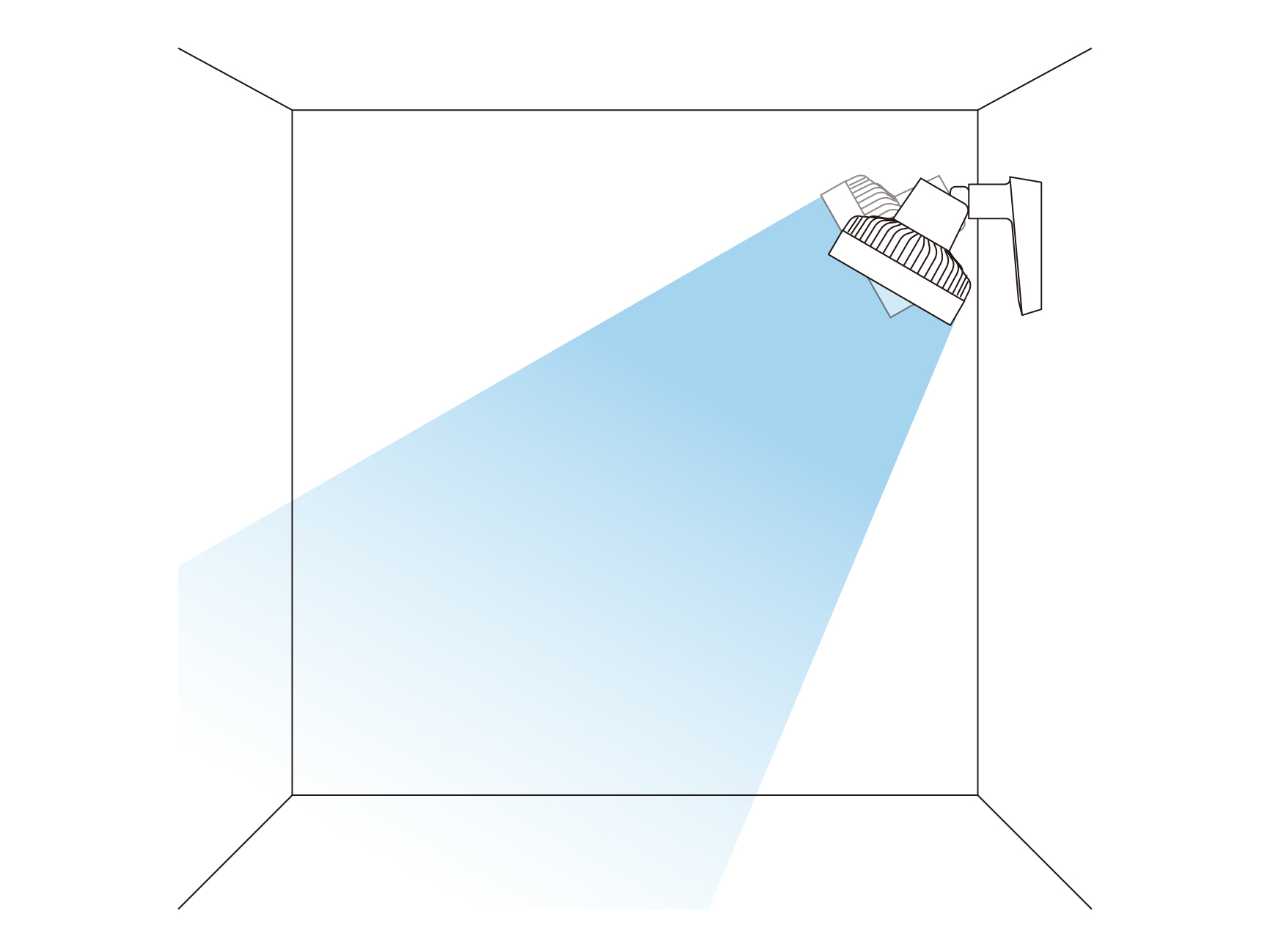 一般的な壁掛け扇風機