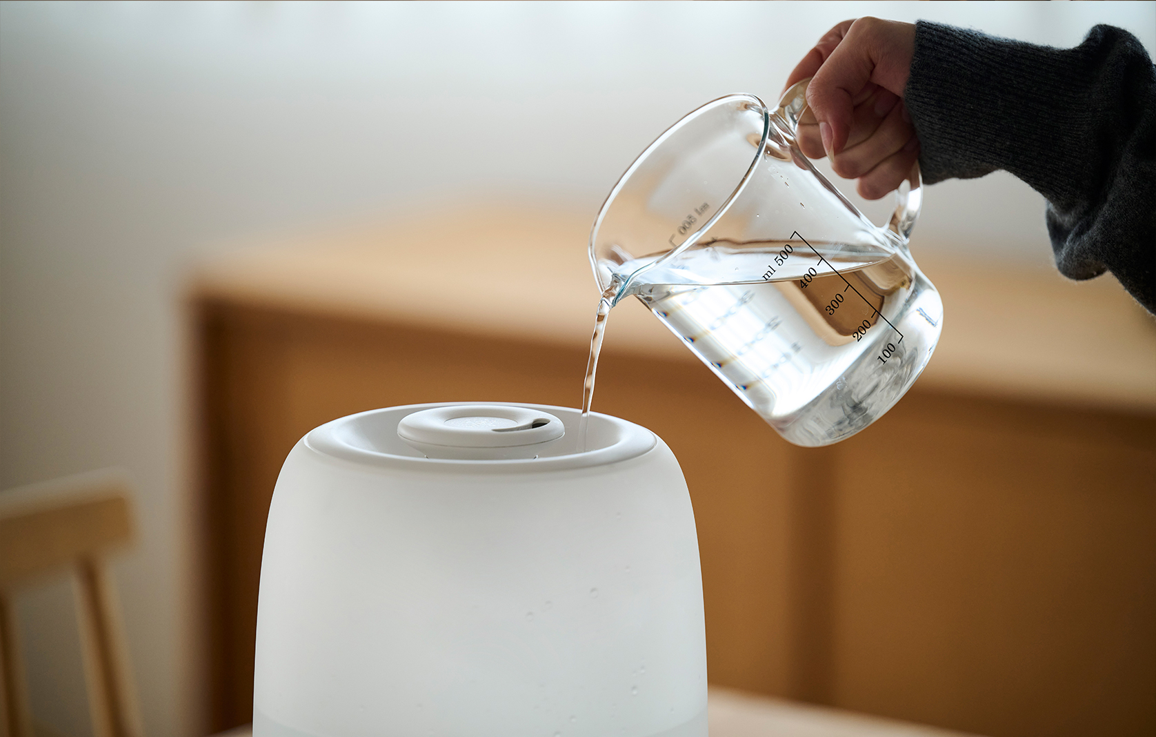 給水口から給水可能
